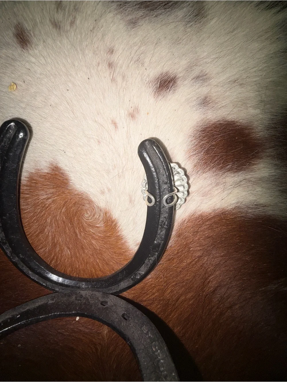 Ranch Dress’n Boho Concho Turquoise adjustable ring